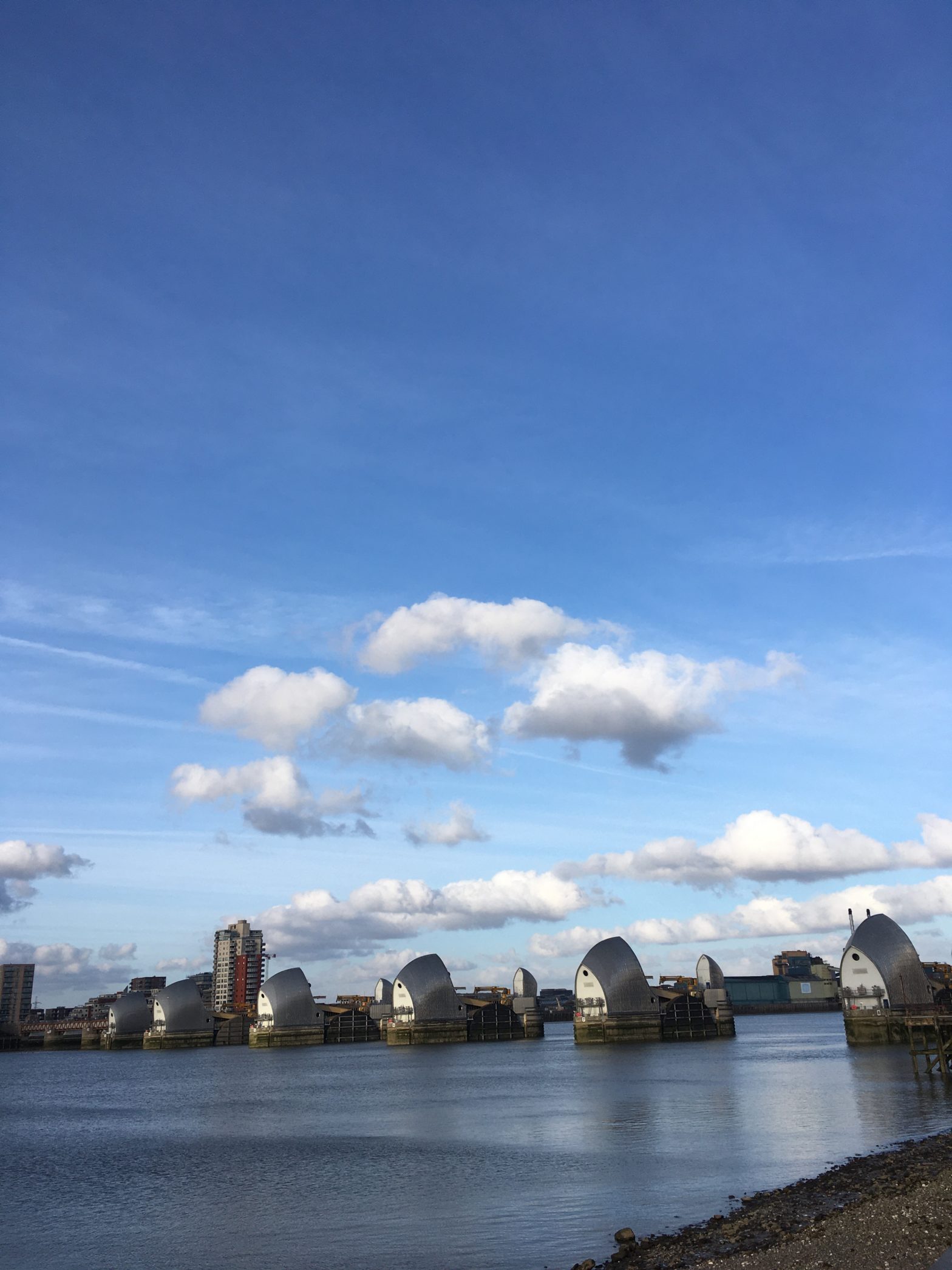 The Thames barrier