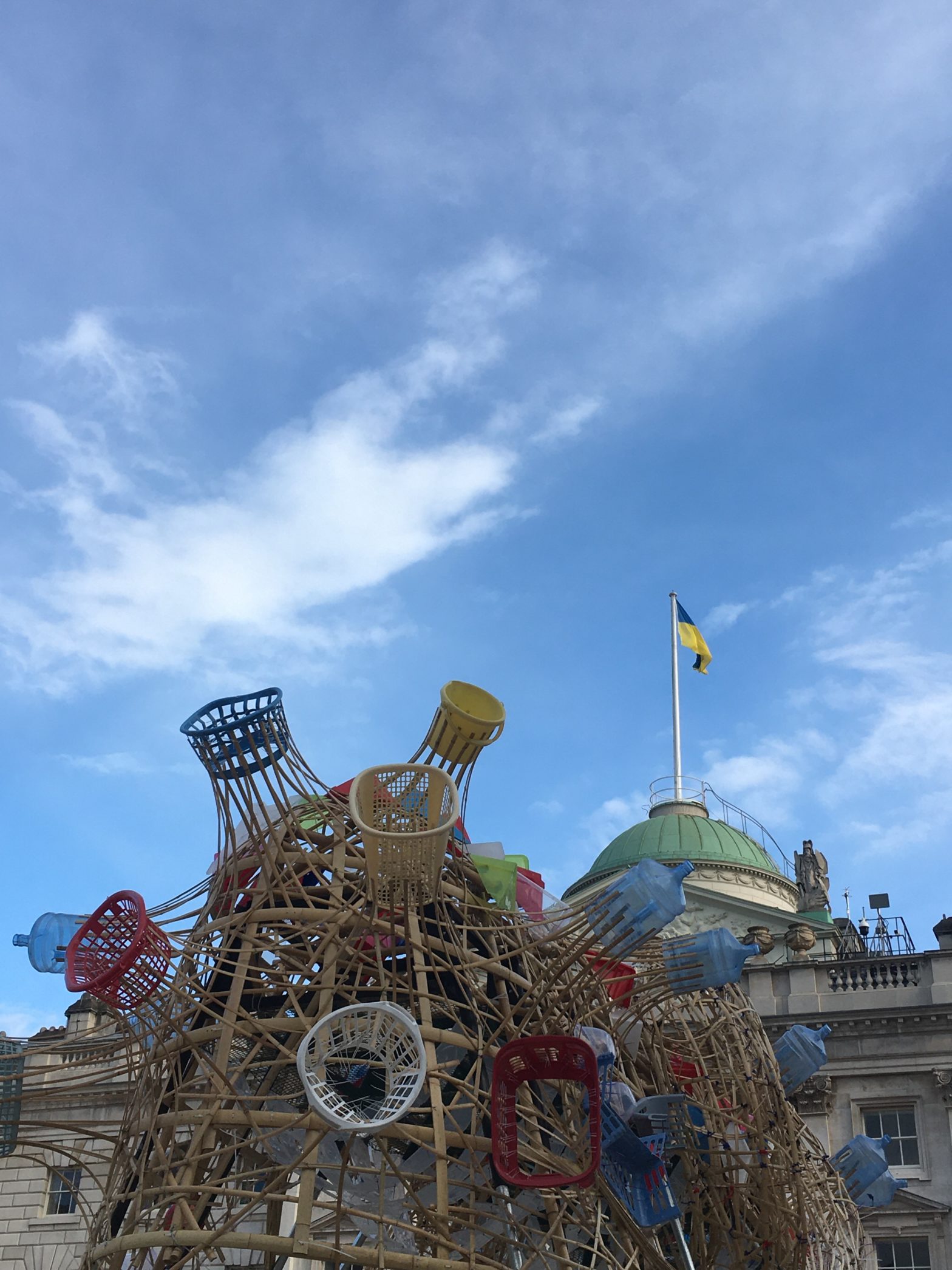 Leeroy New's sculptures at Somerset House